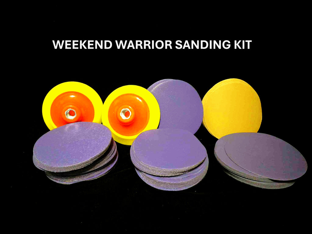 Weekend Warrior Cast Iron Restoration Kit - Multiple Pans Sanding Only