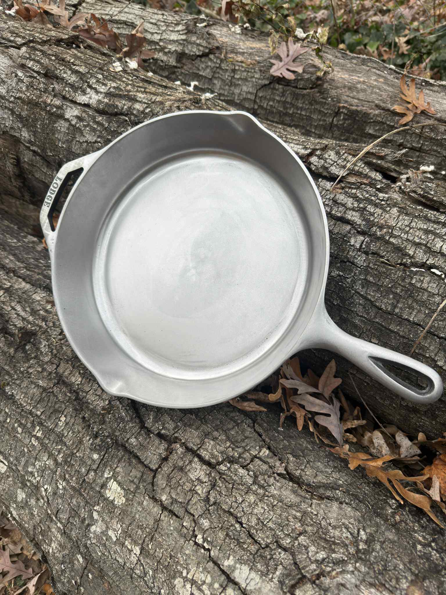 12" Lodge Cast Iron Skillet - Cooking Finish Sanded Smooth