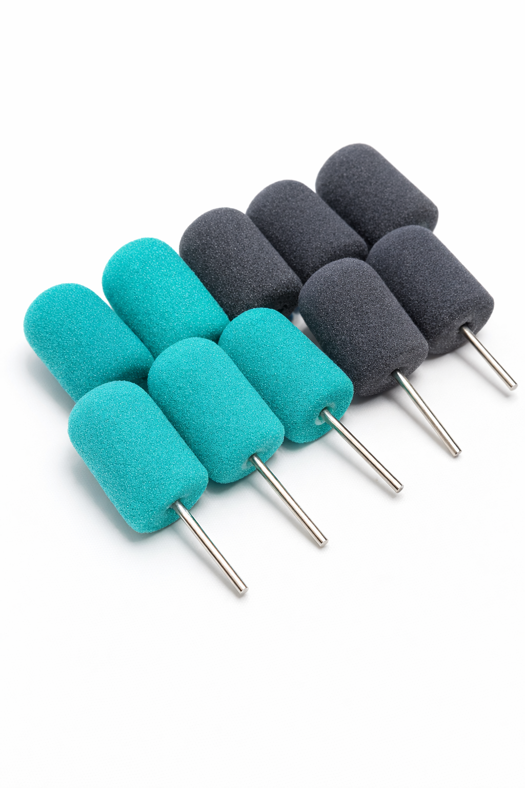 Foam Polishing Bob, Forged Wheel Polishing Bob, 1/8 Shank, Cut & Finish (10pcs)