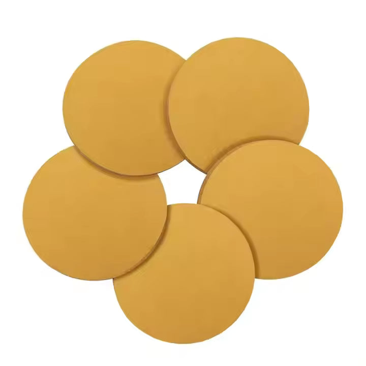 5" Yellow Sandpaper For Aluminum