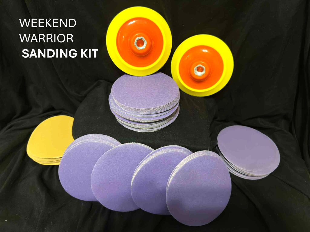 Weekend Warrior Cast Iron Restoration Kit - Multiple Pans Sanding Only